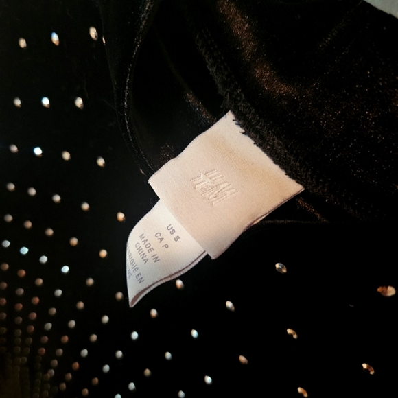 H&M Bodycon Longsleeve Mockneck Sparkle Mini Dress - Picture 5 of 6